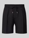 Antony Morato Shorts aus Leinen-Viskose-Mix Modell 'NEIL' Black