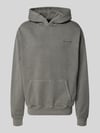 PEGADOR Oversized Hoodie aus Baumwoll-Mix Dunkelgrau