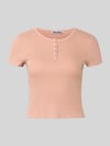 REVIEW T-shirt met ronde hals Oudroze