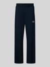 EA7 Emporio Armani Trackpants aus Viskose-Mix Dunkelblau