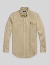 Polo Ralph Lauren Slim Fit Freizeithemd aus reinem Leinen Beige