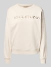 Smith and Soul Sweatshirt met statementstitching, model 'SOUL STUDIO' Zand