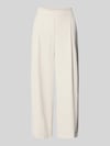 Jake*s Collection Stoffhose mit elastischem Bund Ecru