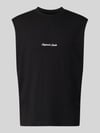 JACK & JONES T-Shirt mit Stitching Black
