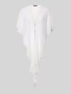 Vera Mont Stola aus Chiffon mit Knopfverschluss Offwhite