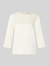 Rinascimento blouse van satijn Offwhite