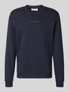Marc O'Polo DENIM Regular Fit Sweatshirt aus reiner Baumwolle Marine