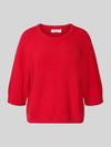 Marc O'Polo DENIM Relaxed Fit Pullover aus reiner Baumwolle Rot
