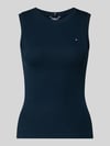 Tommy Hilfiger slim fit tank top van puur katoen model 'SLIM CODY' Marineblauw