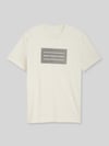 Tom Tailor Denim t-shirt o kroju regular fit z czystej bawełny Złamany biały