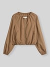 Marc O'Polo Loose Fit Jacke aus Lyocell-Leinen-Mix Hazel