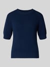 Fynch-Hatton Strickpullover mit 1/2-Arm Marine