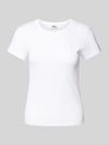 DRYKORN Slim fit T-shirt met ronde hals, model 'KOALE' Wit