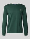 Polo Ralph Lauren Regular Fit Langarmshirt aus reiner Baumwolle Modell 'PIMA' Dunkelgruen