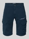 PME Legend Tapered Fit Cargo Bermudas mit Pattentaschen Modell 'Nordrop' Marine