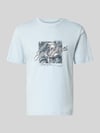 JACK & JONES t-shirt z okrągłym dekoltem model 'HONOLULU' Jasnoniebieski