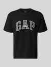 GAP T-Shirt mit Logo und Rundhalsausschnitt Black