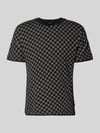 JOOP! COLLECTION t-shirt z wzór z logo i okrągły dekolt Niebieski