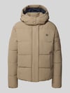 Superdry regular fit jack in doorgestikt design Beige