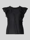 VERO MODA Regular Fit T-Shirt aus Viskose-Mix Modell 'BLISS' Black
