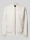 ONLY & SONS Regular Fit Blouson in Lederoptik Modell 'LUCAS' Hellgrau