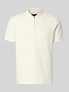 MCNEAL Regular Fit Poloshirt mit Strukturmuster Ecru