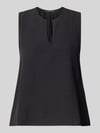 OPUS Blusentop aus Viskose-Leinen-Mix Modell 'Fazil' Black