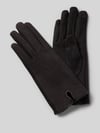 EEM Handschuhe mit kurzem Seitenschlitz Black