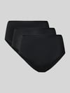 Sloggi High waist broek met labelprint Zwart