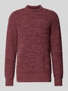 Barbour Gebreide pullover van pure katoen model 'BARBOUR HORSEFORD' Rood