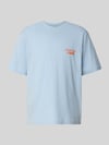 JACK & JONES t-shirt z nadrukiem z logo Jasnoniebieski