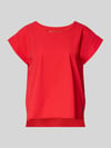 Raffaello Rossi T-Shirt mit Rundhalsausschnitt Rot