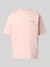 BOSS Orange t-shirt o kroju regular fit z czystej bawełny model 'SURFWASH' Jasnoróżowy