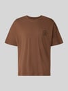 JACK & JONES Relaxed Fit T-Shirt aus reiner Baumwolle Modell "DYLAN" Schoko