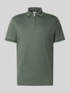 Selected Regular fit poloshirt van katoenmix, model 'FAVE' Lichtgroen