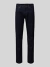 bugatti regular fit jeans met steekzakken Marineblauw