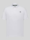 Lacoste Sport t-shirt sportowe o kroju regular fit z kołnierzykiem polo Biały