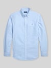 Polo Ralph Lauren Custom Fit Freizeithemd aus reiner Baumwolle Jeansblau