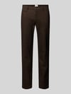 Brax Slim Fit Hose mit Gesäßtaschen Modell 'Fabio' Dunkelbraun