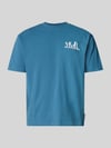 Marc O'Polo DENIM Relaxed Fit T-Shirt aus reiner Baumwolle Bleu