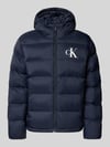 Calvin Klein Jeans Regular Fit Puffer Jacket mit Logo-Print Modell 'Monogram' Marine