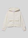 Champion Sweatjacke mit Kapuze Ecru