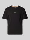 BOSS Orange T-Shirt mit Label-Print Black