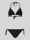 Banana Moon Bikini mit Allover-Crochet-Optik Modell 'Sunmesh' Black
