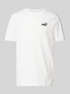PUMA Performance Regular Fit T-Shirt aus reiner Baumwolle Weiss