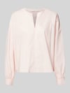 Lanius Regular Fit Bluse mit V-Ausschnitt Hellrosa