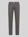 Brax Regular Fit Chino aus Baumwoll-Mix mit Viskose-Anteil Modell 'Wool Look Flex' Silber
