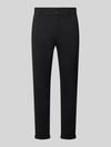 Lindbergh Hose o kroju slim fit z dodatkiem wiskozy w skróconym kroju Czarny