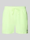 New Balance Shorts mit elastischem Bund und Logo Neon Gelb