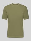 MCNEAL T-shirt o kroju regular fit z czystej bawełny Oliwkowy